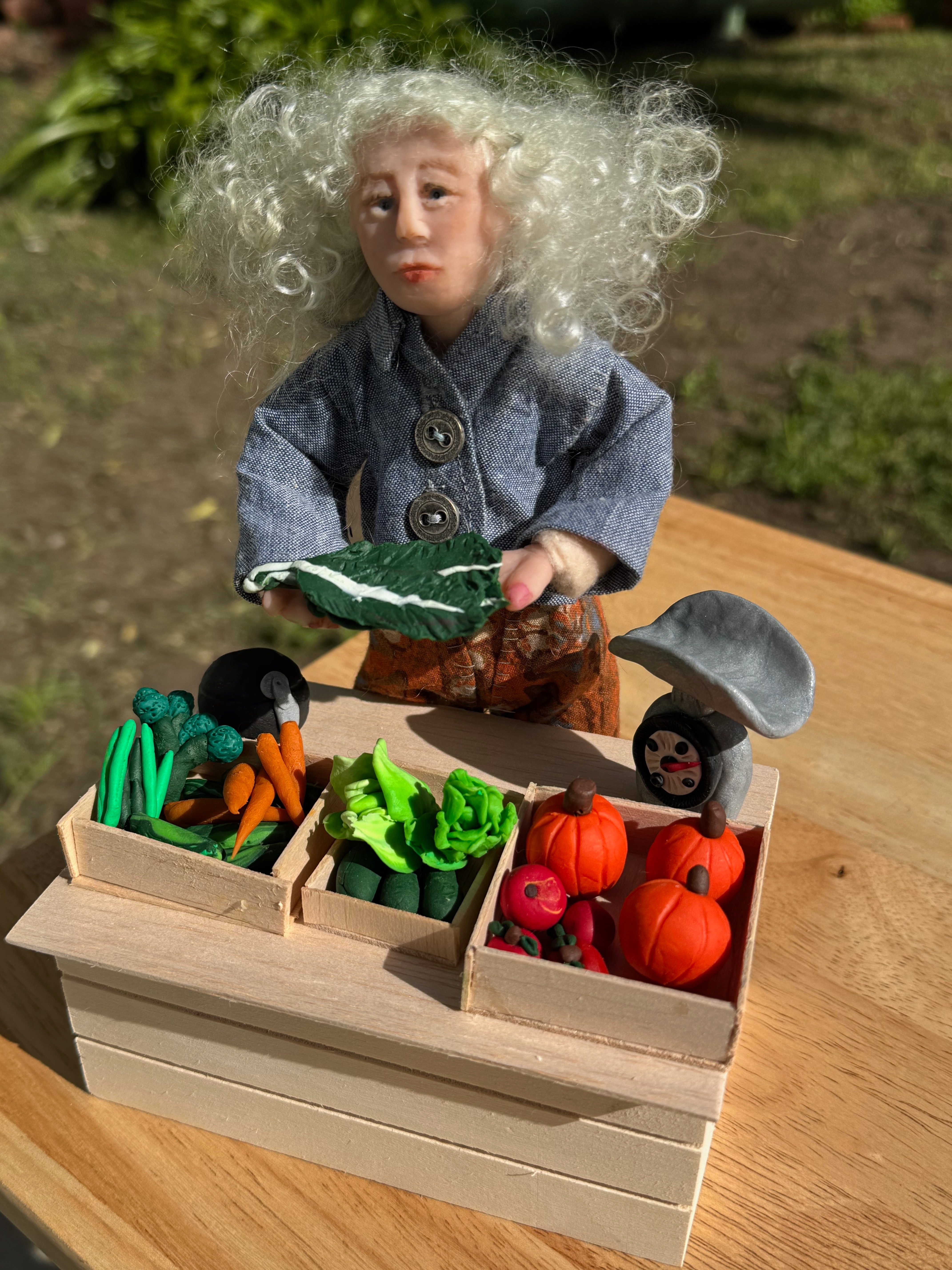 Market Vendor Doll